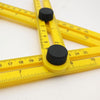 Measuring Template Tool Four-sided Ruler Mechanism Slide - YELLOW